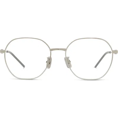 Givenchy Gv Speed 54mm Phantos Optical Glasses In Shiny Palladium