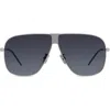 Givenchy Gv Speed 64mm Oversize Gradient Pilot Sunglasses In Metallic