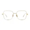 Givenchy Gold Square Glasses