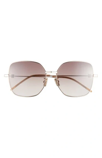 Givenchy Gv Speed Gradient Square Sunglasses In Neutral