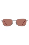 Givenchy Gv Speed Square Sunglasses In Silver