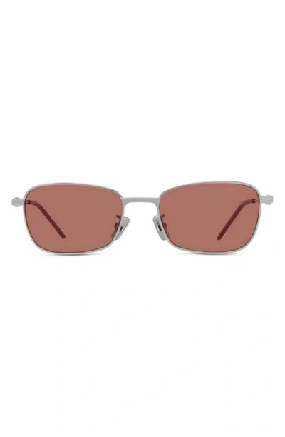 Givenchy Gv Speed Square Sunglasses In Silver