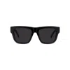 Givenchy Rectangular 55mm Acetate Sunglasses In Black