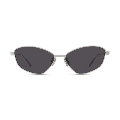 Givenchy Gv40059u16a Cat-eye Metal Frame Sunglasses In Gray