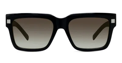 Givenchy Black Gv Day Sunglasses In Black Shine