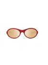 Givenchy G Ride Oval-frame Sunglasses In Red