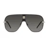 Givenchy 4gem Metal Aviator Sunglasses In Oro