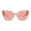 Givenchy Gv40096u 4g Liquid 42s Rosa Trasparente Sunglasses In Pink