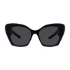 Givenchy 4g Liquid Square Plastic & Nylon Sunglasses In Nero