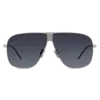 Givenchy Gv Speed 64mm Oversize Gradient Pilot Sunglasses In Metallic