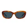 Givenchy Gv Day Rectangular Acetate Sunglasses In Brown