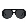 Givenchy Bold 53mm Gradient Round Sunglasses In Black