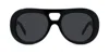 Givenchy Bold 53mm Gradient Round Sunglasses In Black