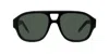 Givenchy Day 55mm Gradient Pilot Sunglasses In Green