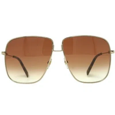 Pre-owned Givenchy Gv7183/s 0j5g Ha Gold Sunglasses In Brown