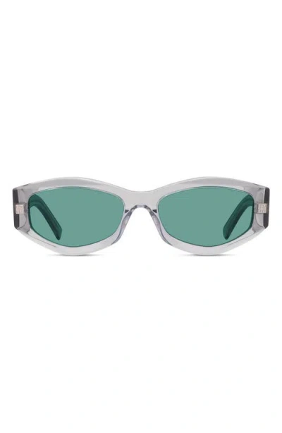 Givenchy Gvday 54mm Square Sunglasses In Metallic