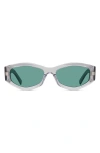 Givenchy Gvday 54mm Square Sunglasses In Metallic