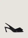 Givenchy Twisted Ribbon Leather Pumps With 6.5 Cm Heel In Multi