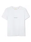 Givenchy Boy's Contrast Logo-print T-shirt In White