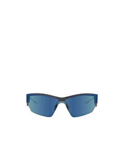Givenchy Half-frame Sunglasses In Blue