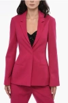Givenchy Half-lined Single Breasted Wool Blazer
