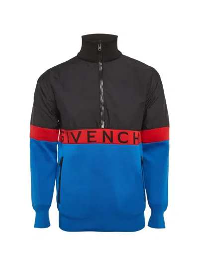 Pre-owned Givenchy Half-zip Jacket In Blue