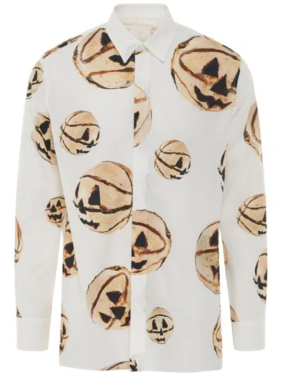 GIVENCHY HALLOWEEN PUMPKIN-PRINT SHIRT