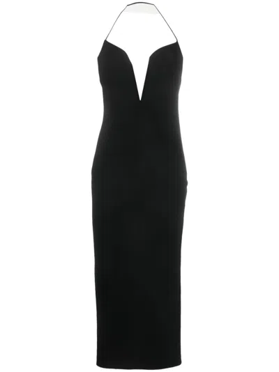 Givenchy Halterneck Maxi Dress In Black