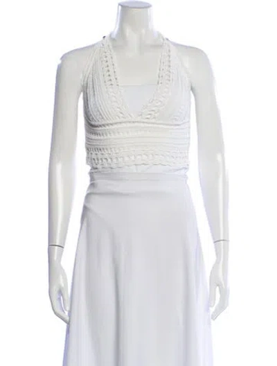 Pre-owned Givenchy Halterneck Sleeveless Crop Top W/ Tags In Pink