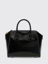 Givenchy Structured Leather Top Handle Bag In Black