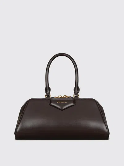 Givenchy Antigona Cube East-west Small Top Handle Bag In Brown