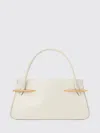 Givenchy Medium Structured Leather Handbag With Top Handle In White