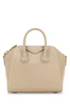 Givenchy Women Sand Leather Mini Antigona Handbag In Beige O Tan