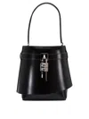 Givenchy Micro Shark Lock Bucket Bag In Box Leather