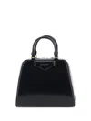 Givenchy Mini Antigona Cube Leather Handbag In Black