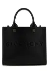 Givenchy Women Black Leather Mini G-tote Handbag In Black