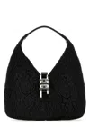Givenchy Fabric G-hobo Mini Handbag With Chain Detail In Black