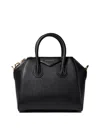 Givenchy Structured Mini Handbag In Full Grain Leather In Black