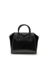 Givenchy Leather Handbag With Logo On The Front In Black