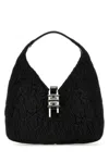 Givenchy Fabric G-hobo Mini Handbag With Chain Detail In Black
