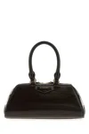 Givenchy Chocolate Leather Mini Antigona Handbag In Brown
