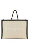 Givenchy Two-tone Canvas And Leather Medium G-tote Handbag In Multicoloured
