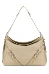 Givenchy Medium Voyou Bag In Beige Leather In Naturalbeige