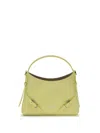 Givenchy Nano Voyou Bag In Shiny Leather In Yellow