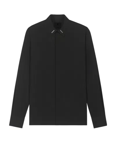 Givenchy Hardware-detail Button-up Shirt In Black