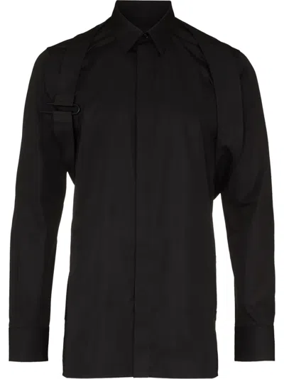 Givenchy Harness-detail Shirt In Black