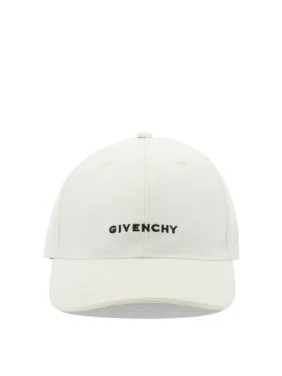 Givenchy Logo Embroidered Baseball Cap In White