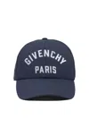Givenchy Embroidered Cap With Curved Brim And Metal Buckle