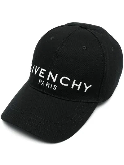 Givenchy Logo-print Cap In Black