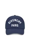 Givenchy Embroidered Cap With Curved Brim And Metal Buckle